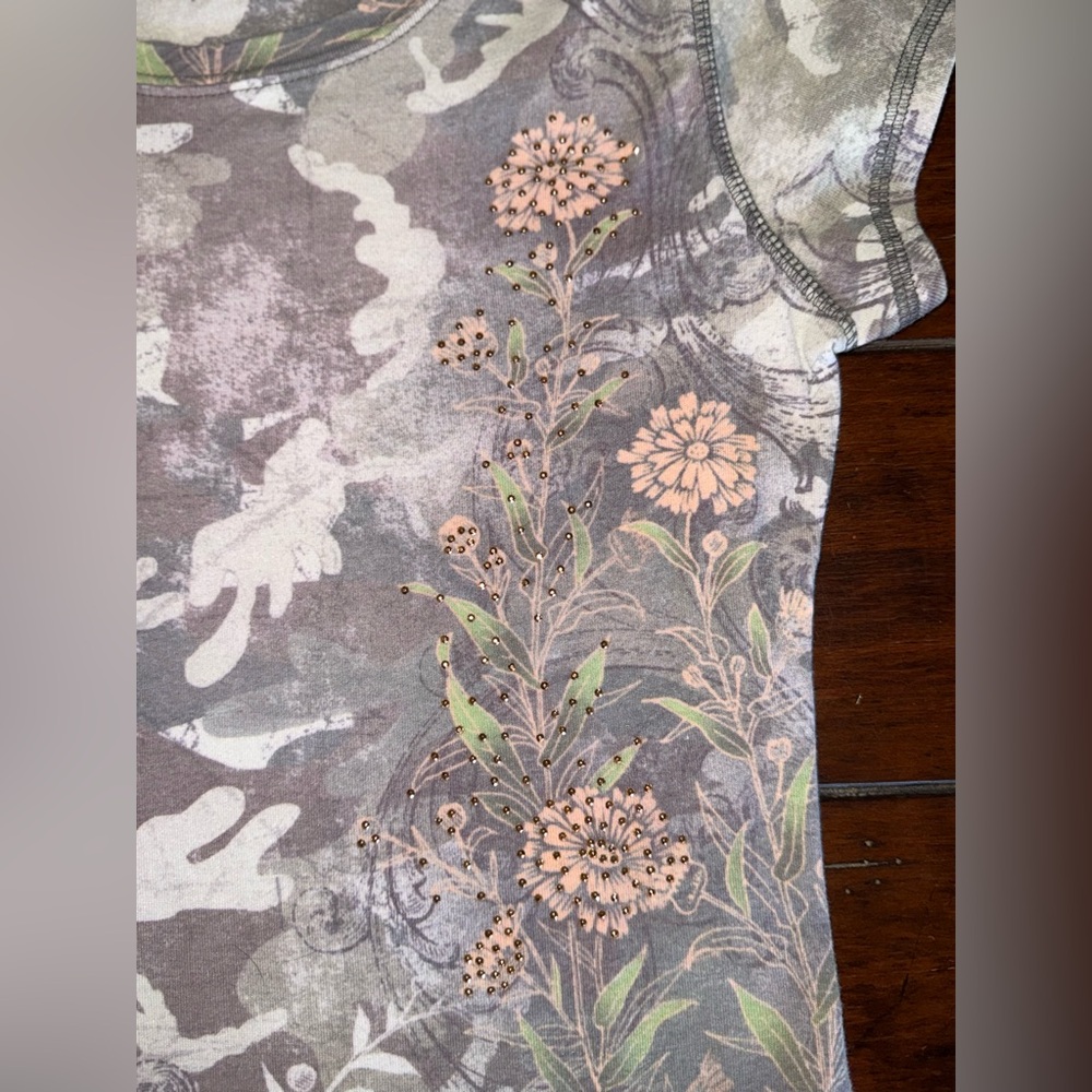 Apt. 9 Small Patterned Tee - Picture 2 of 4